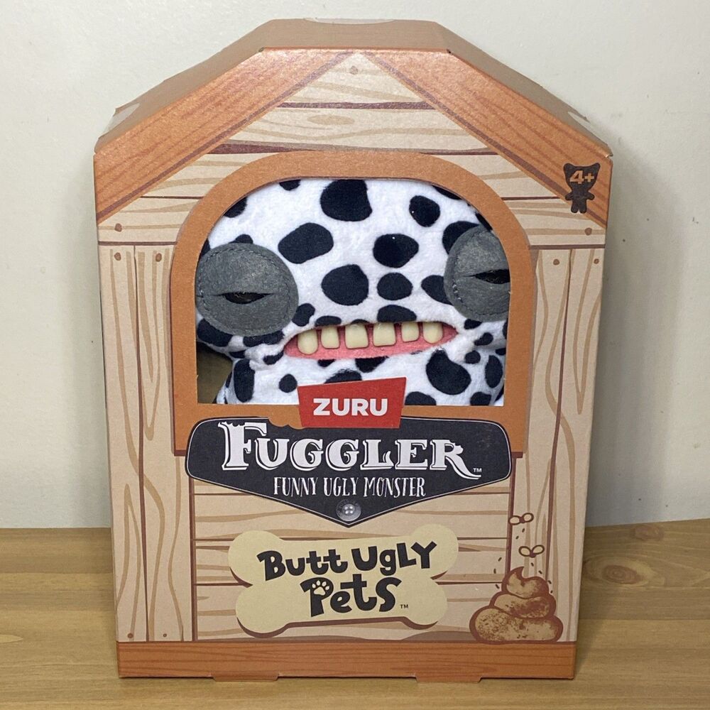 Fuggler Butt Ugly Pets Annoyed Alien Dalmatian Ugly Monsters Plush NEW IN BOX